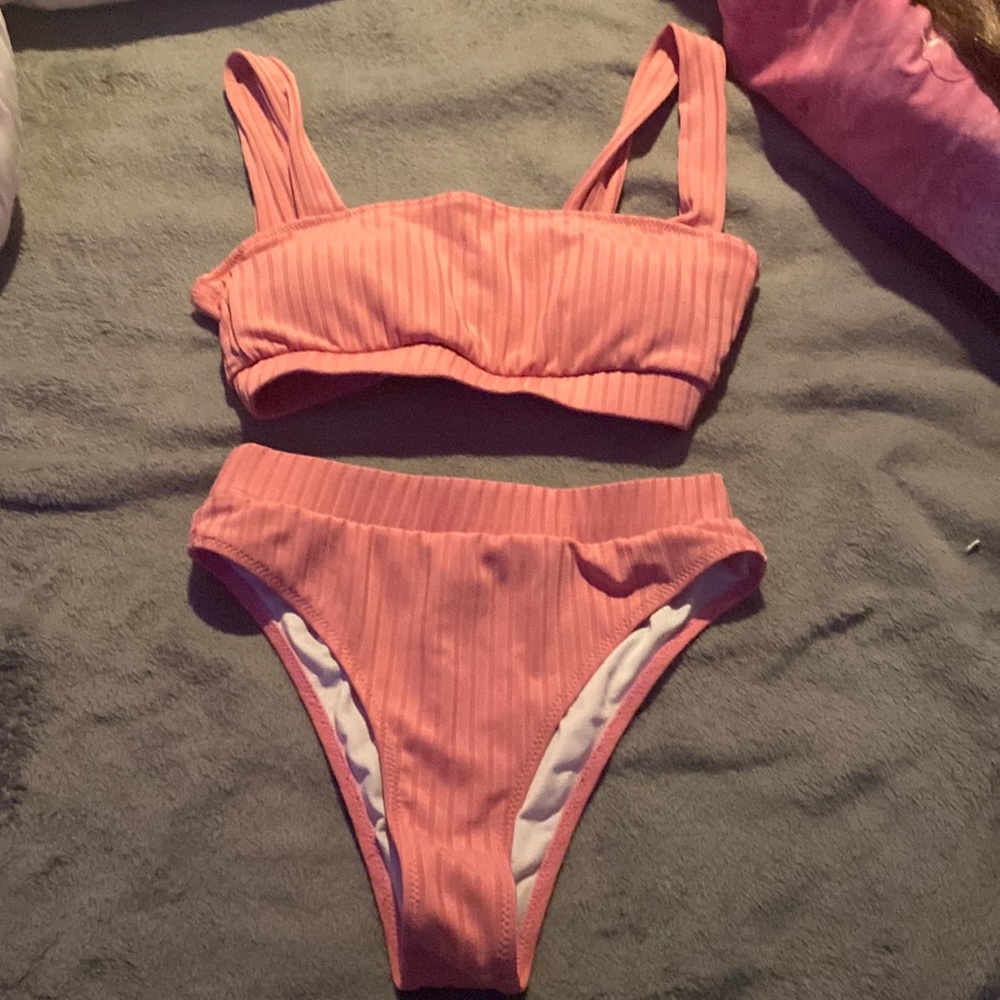 Pink and striped